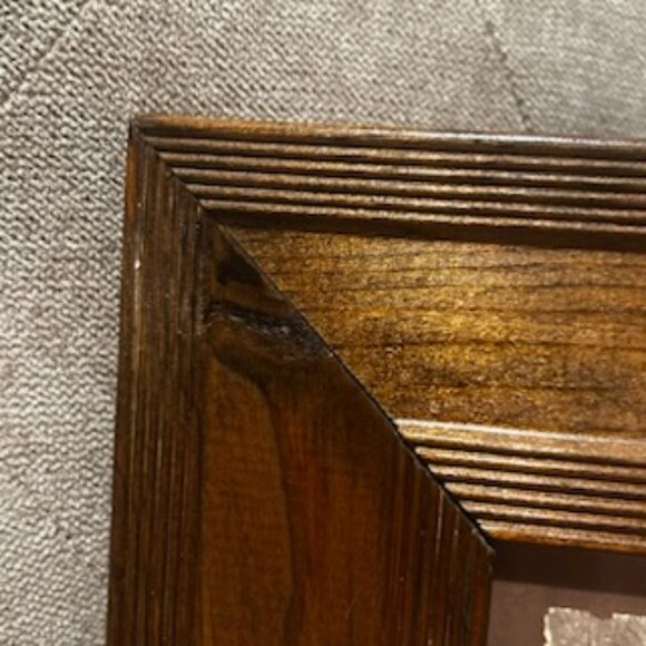 Vintage R. Hendrickson Sepia "Indiana Art Print Portrait Framed Nude Woman - Picture 8 of 14